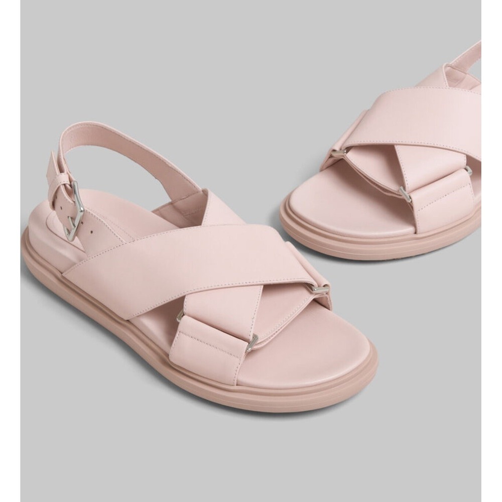 MARNI Criss Cross Sandals shoes‎ FBMS005201 leather Pink Women size 36 Us 6